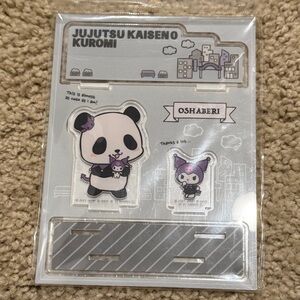 Jujutsu Kaisen x Sanrio Kuromi Panda Acrylic Stand NWT